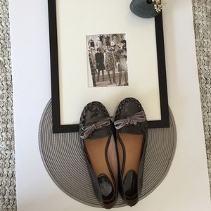 🌳Kate Spade Paten Leather •Grey• Ballet Flats🌳