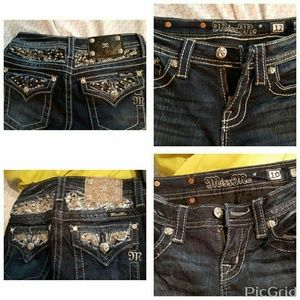 2 pair of miss me jeans