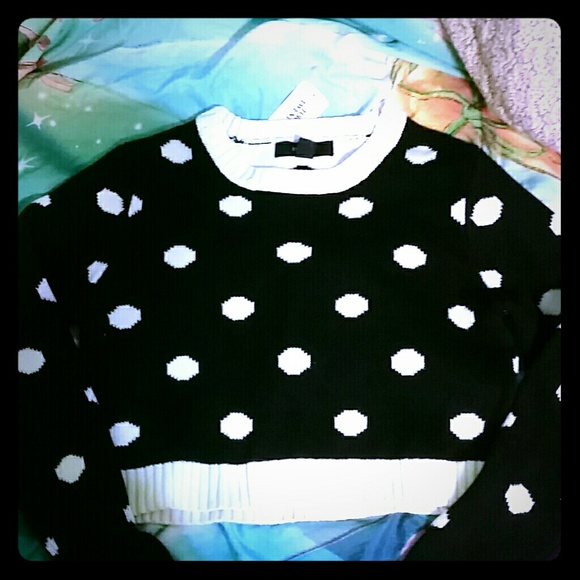 NWT Forever 21 polka dot sweater