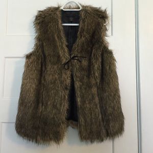 The Limited fur vest