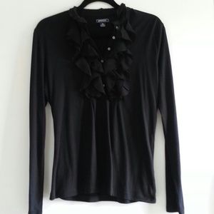 Ruffled Front Tee