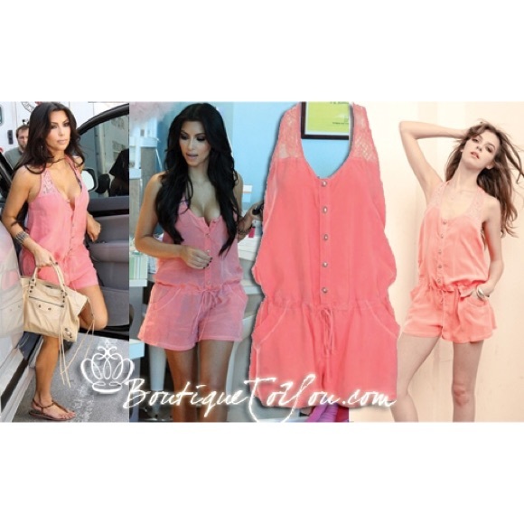 Miss Ferriday Romper Swim Cover Up Kim Kardashian - Picture 6 of 6