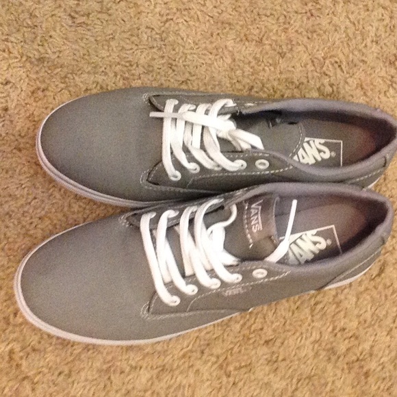Grey Vans in Women's Shoe Size 7