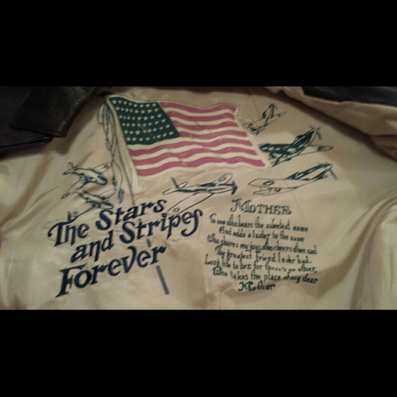 Avirex Vintage A2 Bomber Jacket - Picture 4 of 4