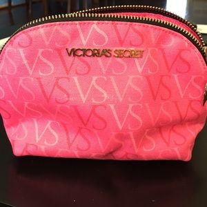 Pink makeup bag