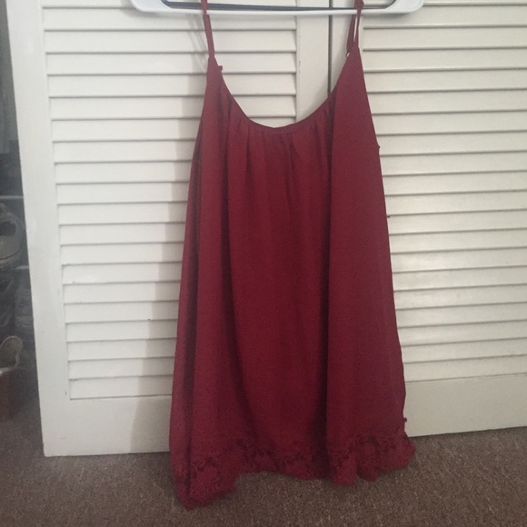 Tobi Dresses & Skirts - Tobi, maroon shift dress