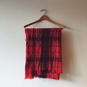 Never used! Scottish argyle shawl