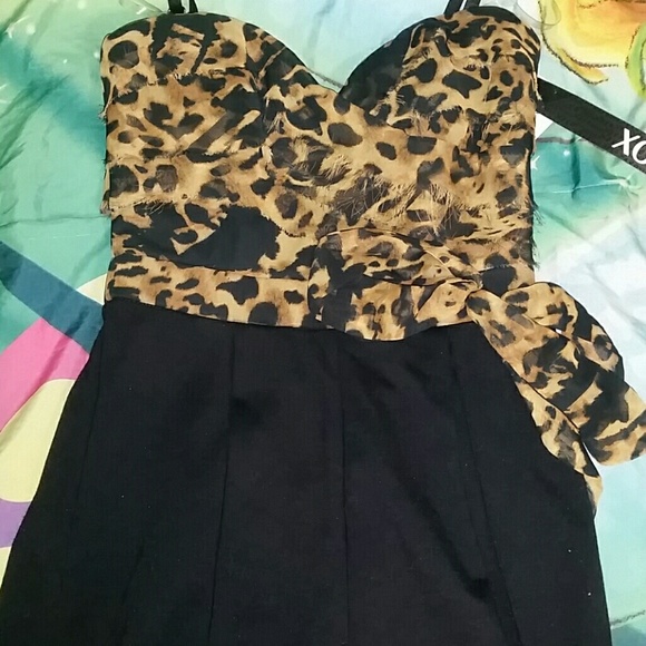XOXO cute leopard / cheetah short romper