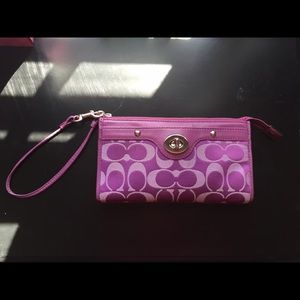 Coach • Purple Wristlet