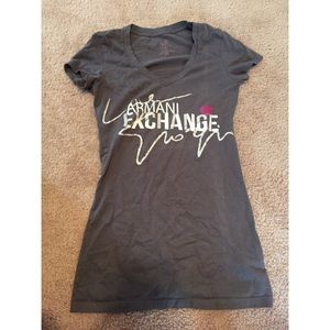 ARMANI EXCHANGE v-neck tshirt