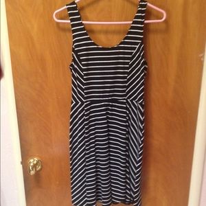 Beautiful Striped Black & White Dress