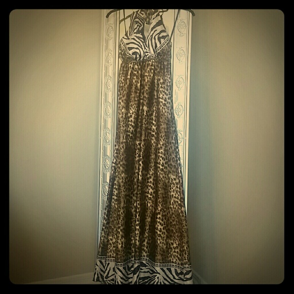 Halter maxi dress