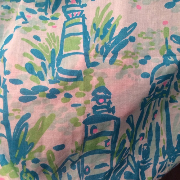 Lilly Pulitzer Captiva Tunic in High beams - Picture 4 of 4