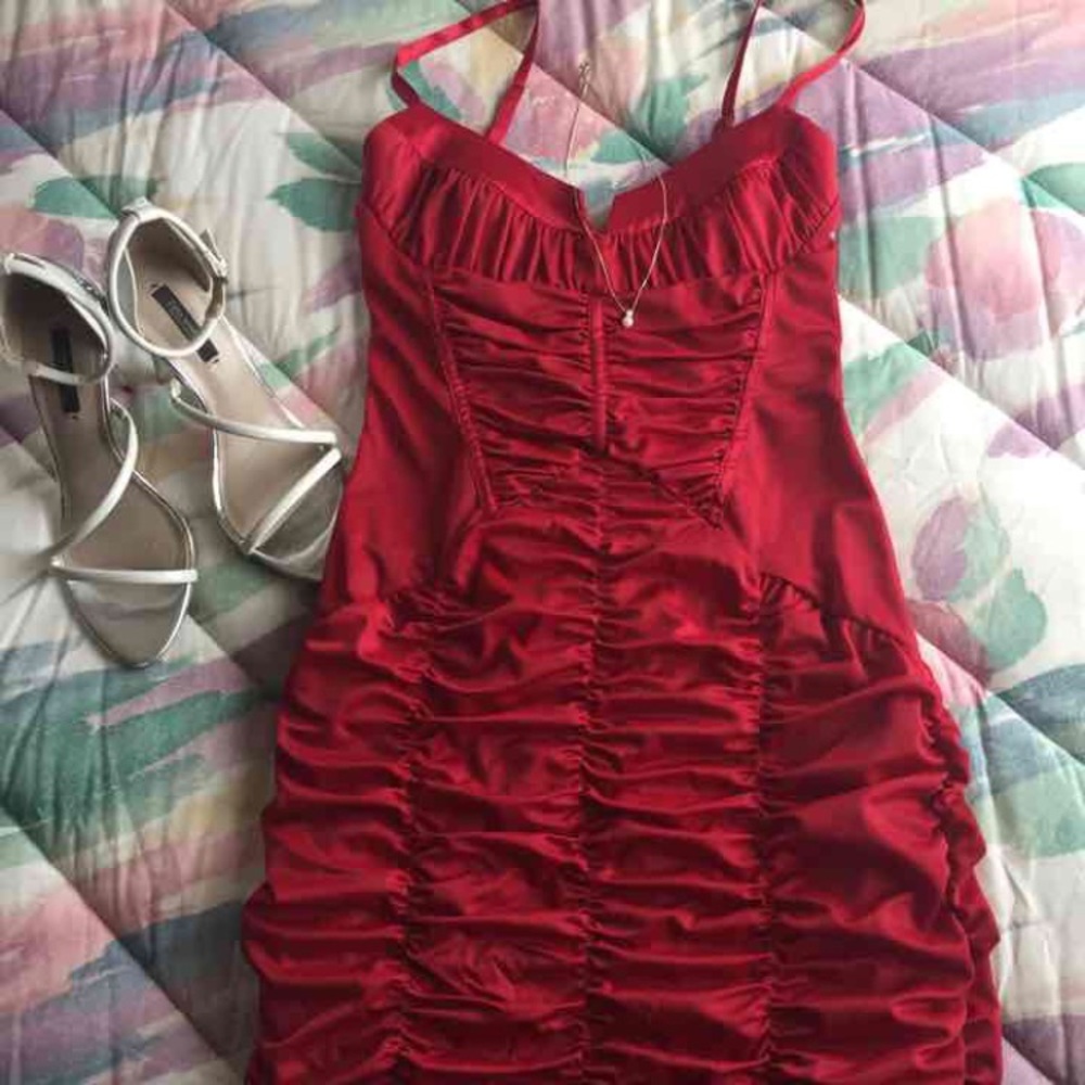 Bebe red dress