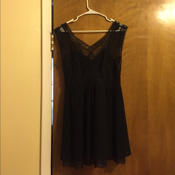 Free People black lace dress
