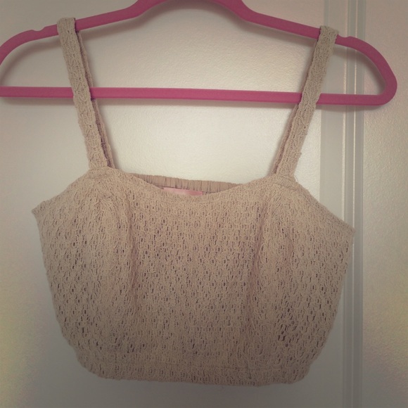 Band of gypsys bandeau crop top