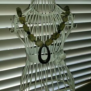 Silpada Jade and silver necklace, retired