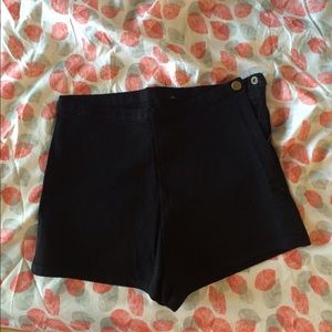 High waisted shorts