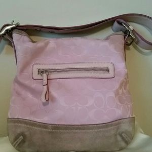 Pink Coach Handbag