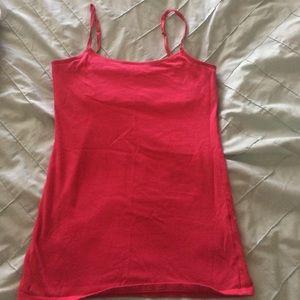 Basic pink spaghetti strap