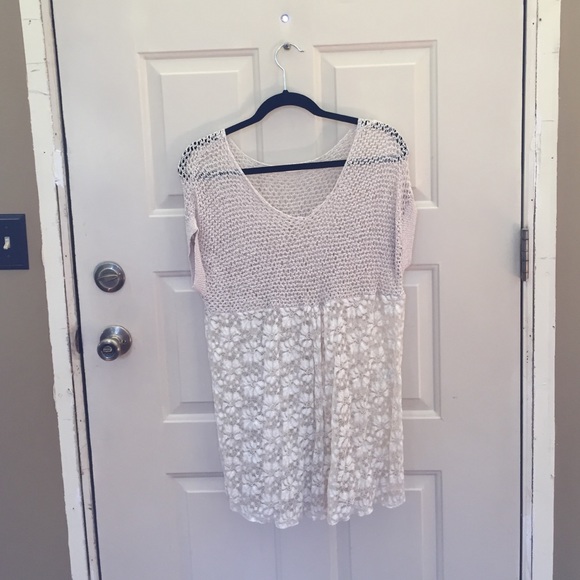 Lace and flower shirt from Apricot Lane