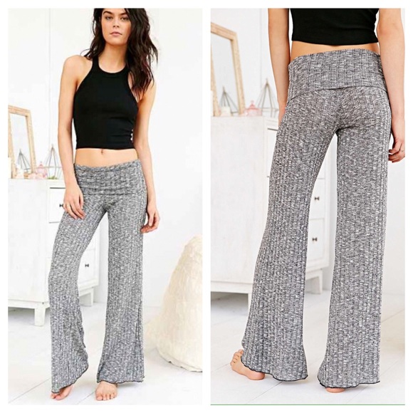 wide leg lounge trousers