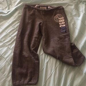 Abercrombie & Fitch brown joggers