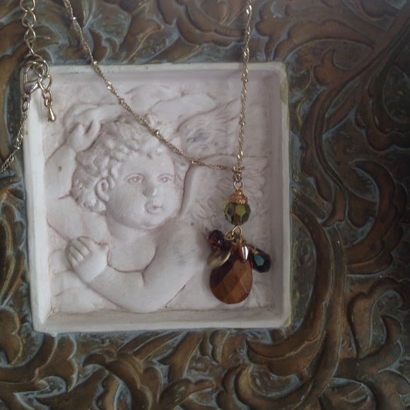 Multi-Stone Chain & Pendant - Picture 1 of 2