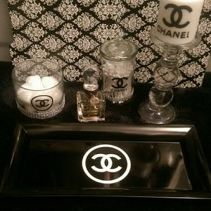 Custom Designed Acrylic Black Tray.