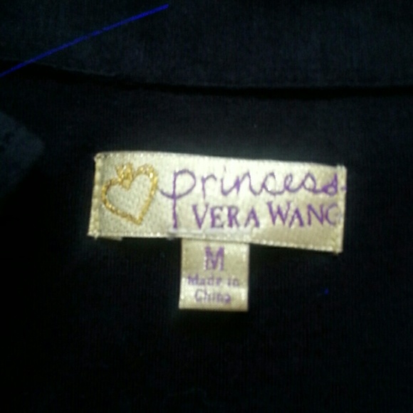 Black collared faux wrap top - Picture 2 of 3