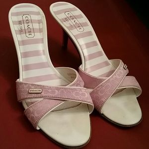 Coach Heels Size 7.5