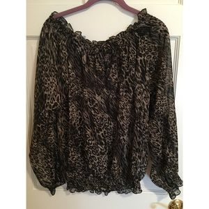 Animal Print Blouse