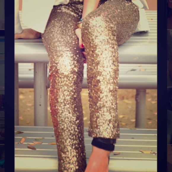 Sequin pants