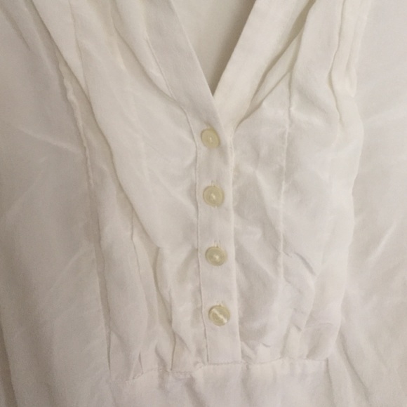 Ivory silk top - Picture 3 of 3