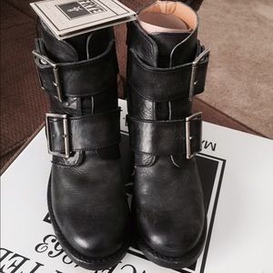 Frye Sabrina Double Buckle Boots