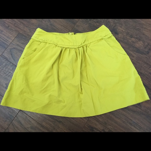 J.Crew Lime Green Skirt Size 0