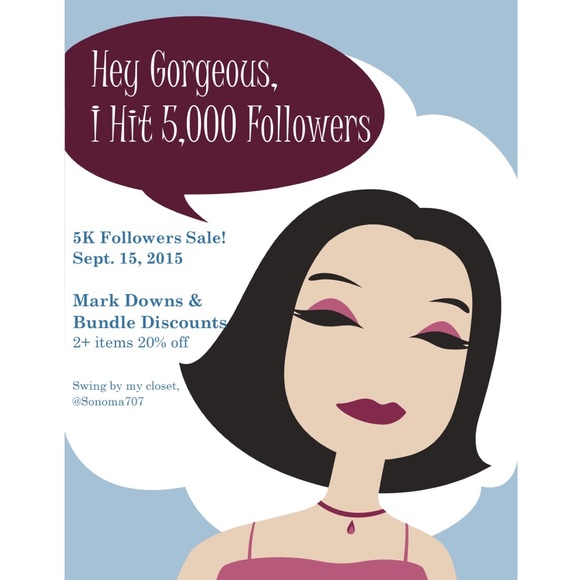 5K Follower Day Sale!