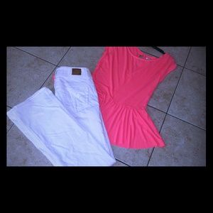 White American Eagle jeans.