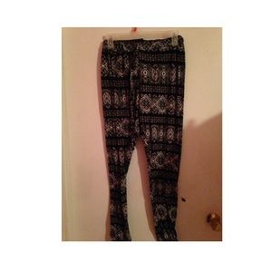 Aztec jogger pants