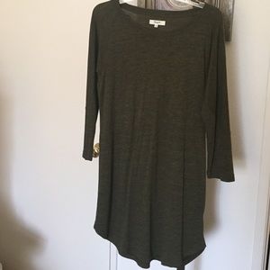 Madewell Shift Dress - Dark Olive