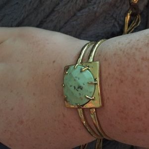 Fashionable geode cuff bracelet!