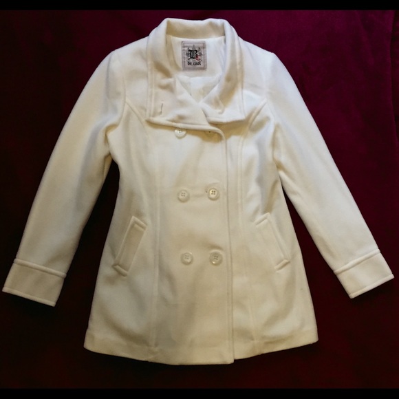 Fashionable white coat