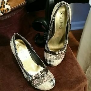 REDUCED! Patchwork shoes browns