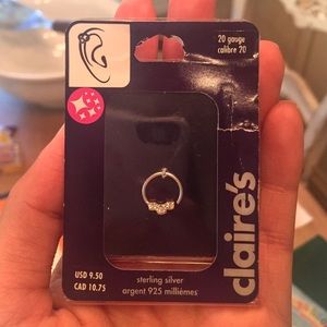 Sterling Silver Cartilage Ring