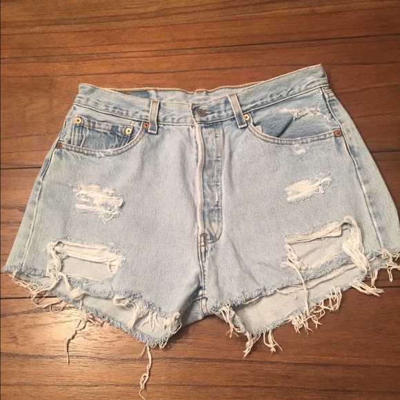 Urban Renewal Levi Cutoff Shorts