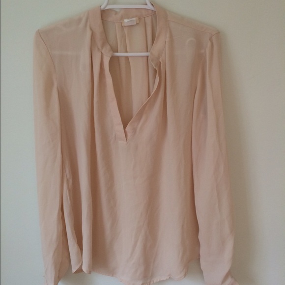 Cream Sheer Blouse