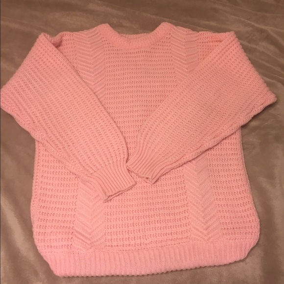 Pink oversized sweater