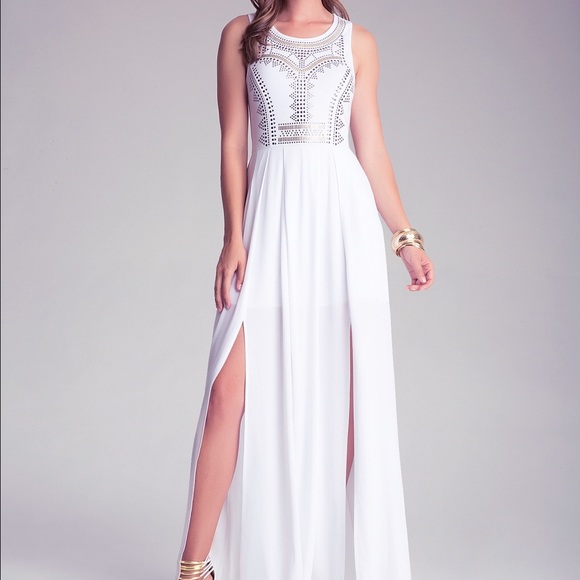 bebe maxi dress