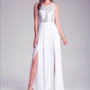 bebe maxi dress