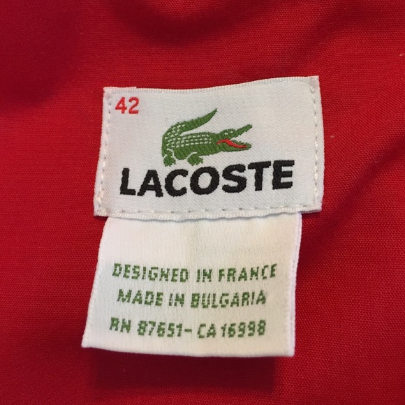 Lacoste rain jacket - Picture 3 of 3